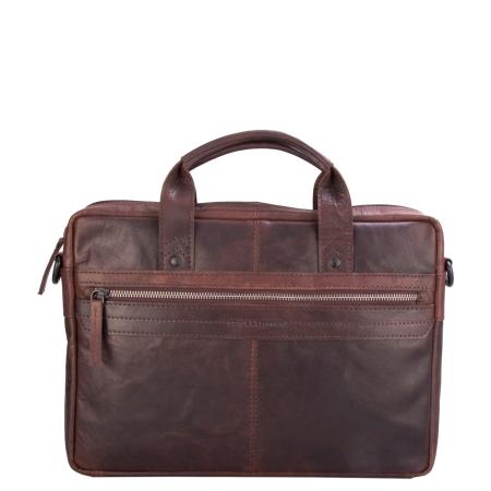 Spikes & Sparrow Briefcase dark brown