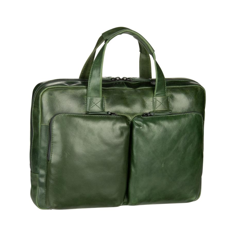 Leonhard Heyden LEONHARD HEYDEN Aktentas Porto donkergroen -