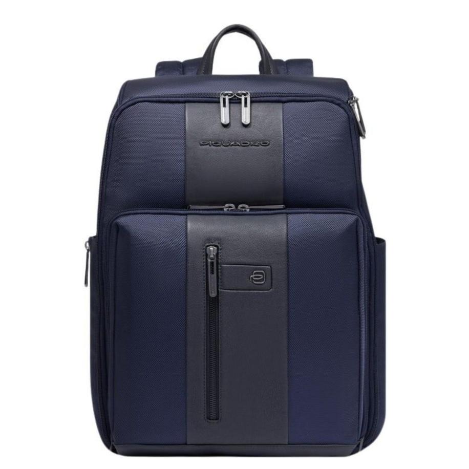Piquadro Brief 2 Laptop Computer Backpack 15.6 dark blue Blauw