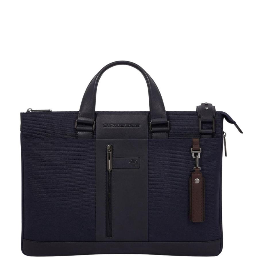 Piquadro Brief 2 Slim Laptop Bag 15.6 dark blue Blauw