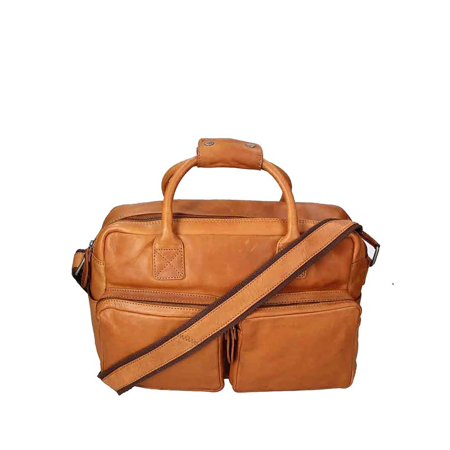 HILL BURRY HILL BURRY Aktentas bruin / cognac / lichtbruin -