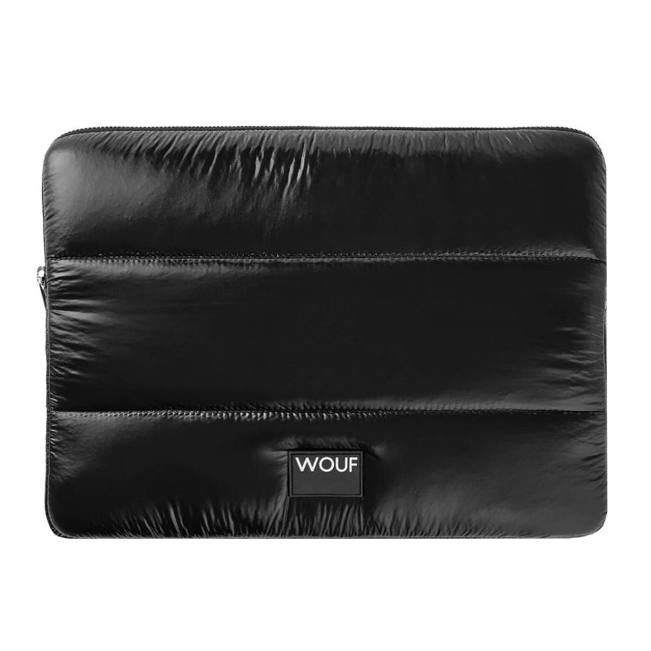 Wouf Laptoptas Glossy zwart Zwart
