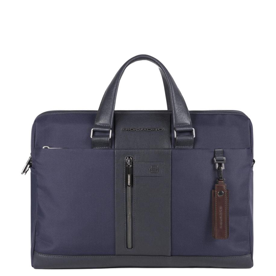 Piquadro Brief 2 Laptop Bag Briefcase 15.6 dark blue Blauw