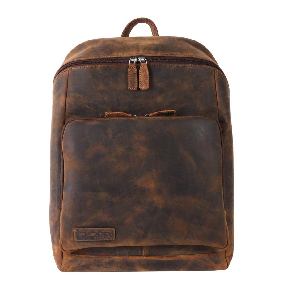 Plevier Hertz Laptop Rugzak 15,6 bruin backpack Bruin