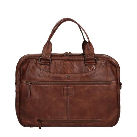 Bear Design Cow Lavato Laptoptas bruin