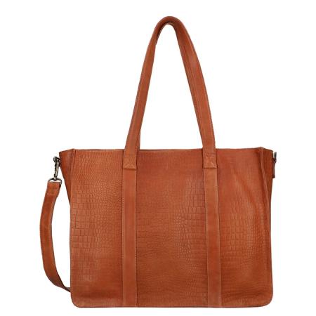 DIMAGINI Lana Croco Workbag 15.6 cognac