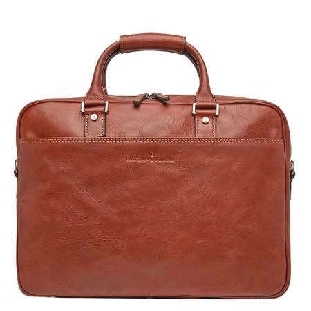 Castelijn & Beerens Verona Business RFID Laptoptas 15.6'' Licht Bruin