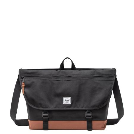 Herschel Supply Co. Cove Messenger black/saddle brown