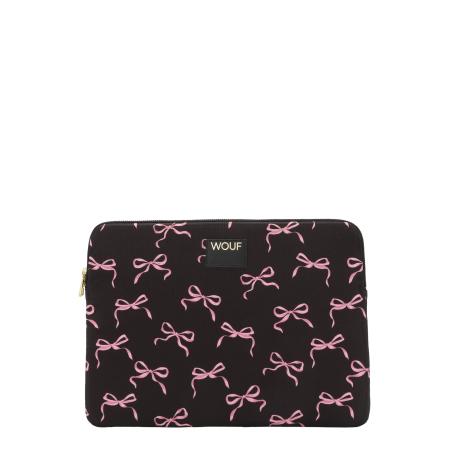 Wouf Laptoptas Juliette rosa / zwart