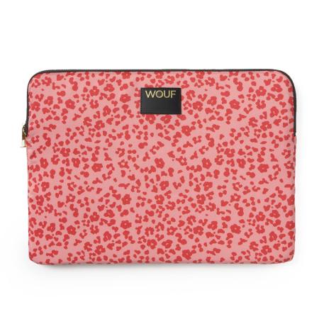 Wouf Wouf Laptoptas Daily koraal / rood / zwart