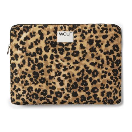 Wouf Wouf Laptoptas beige / sand / donkerbeige / zwart