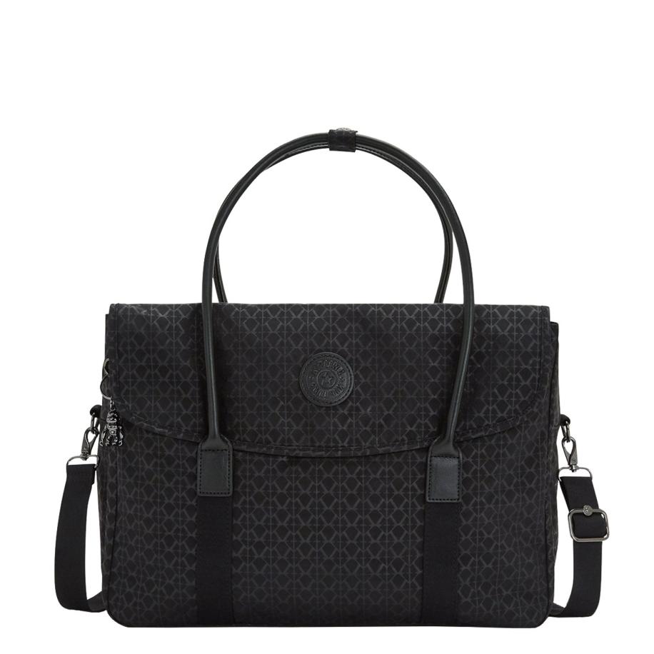 Kipling Superworker signature emb Zwart