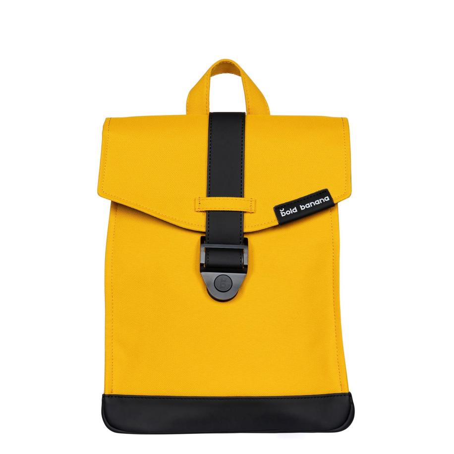 Bold Banana Envelope Mini Backpack yellow raven Geel