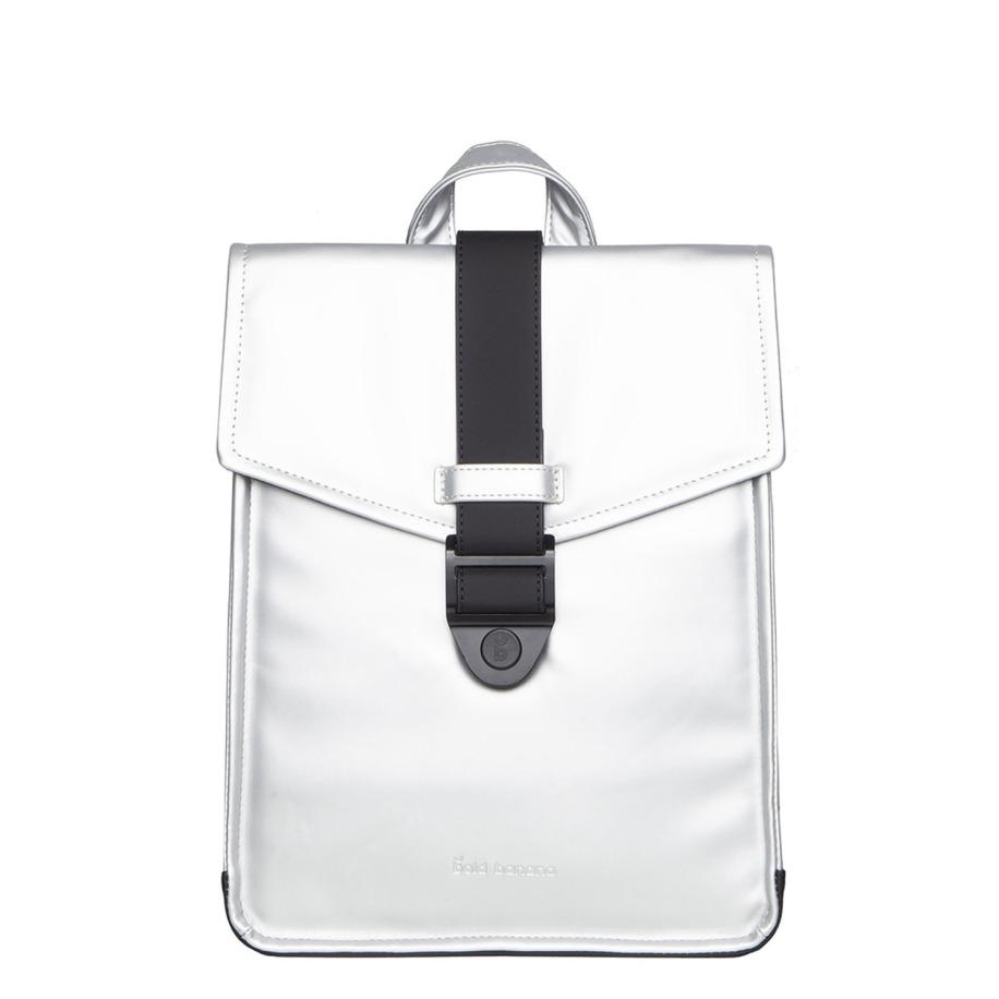Bold Banana Beyond Bold Envelope Mini Backpack silver-black Zilver