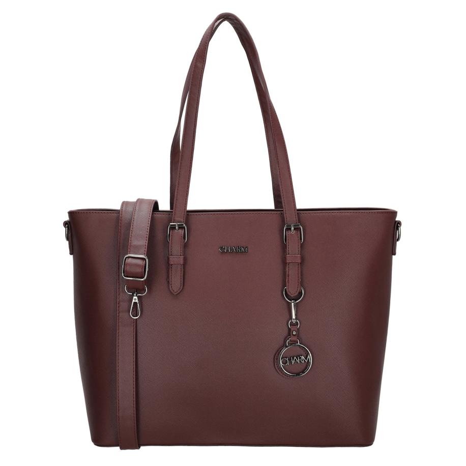 Charm London Birmingham Shopper red Rood