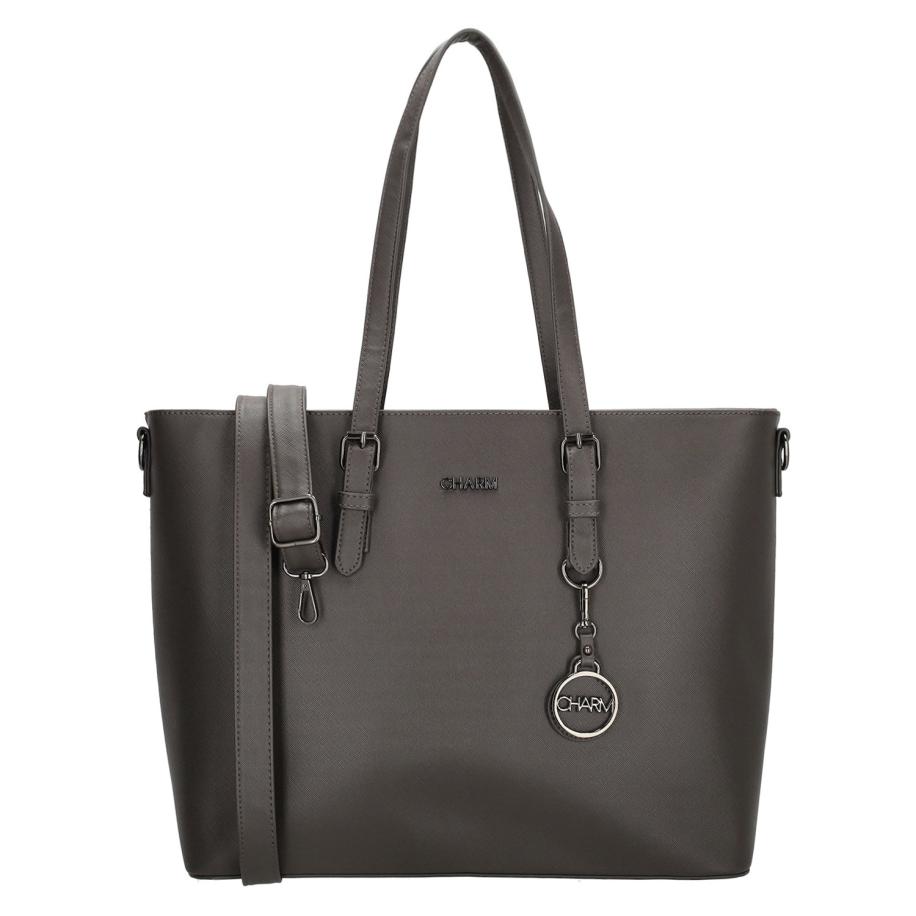 Charm London Birmingham Shopper grey Grijs