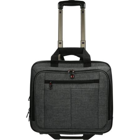 Enrico Benetti Frankfurt Laptop Trolley 17'' grey3 Zachte koffer