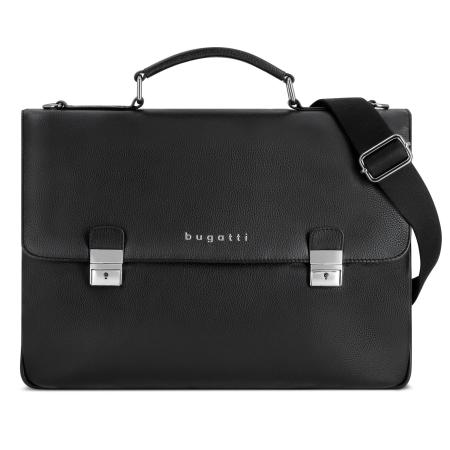 Bugatti bugatti Aktentas Valencia zwart