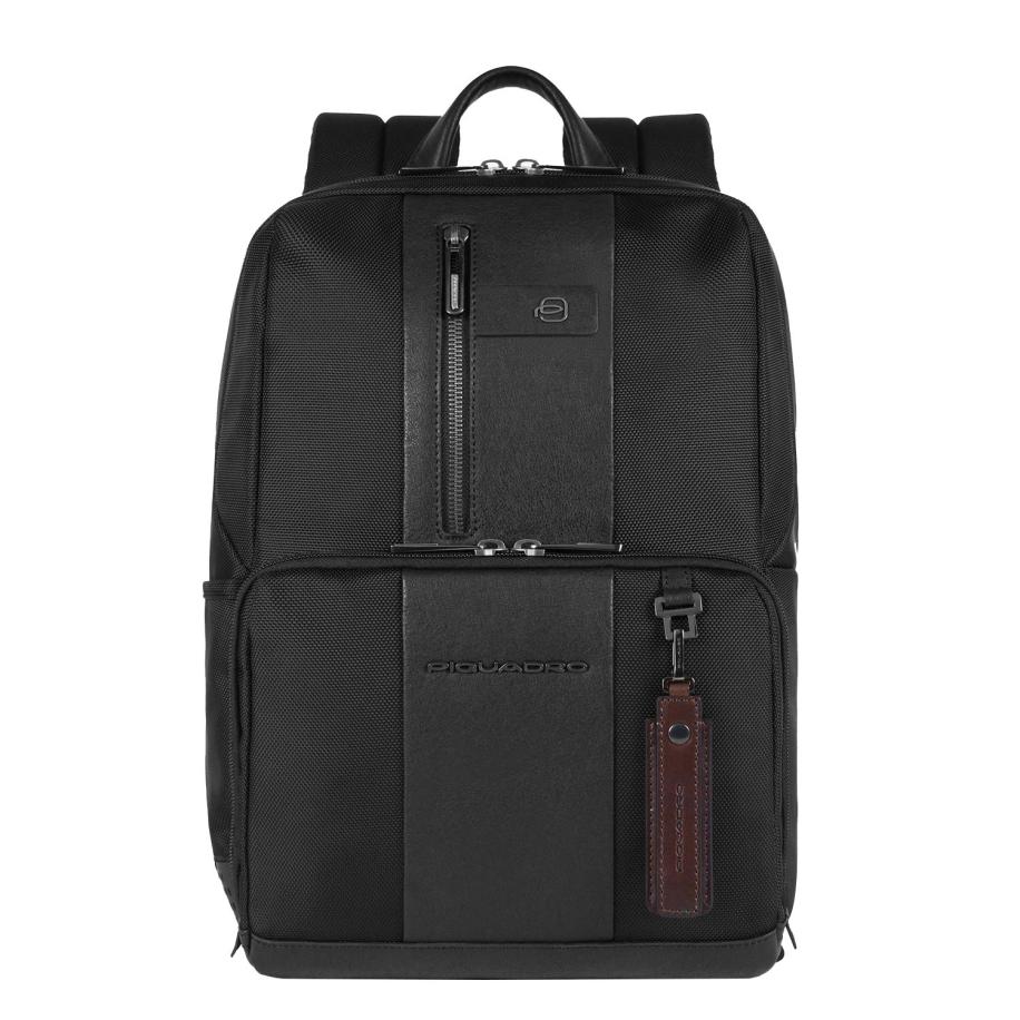 Piquadro Brief 2 Laptop Backpack 14 black Zwart