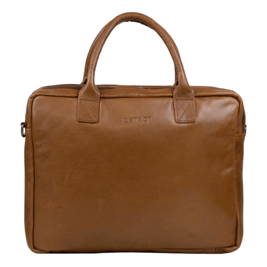 DSTRCT State Street Workingbag 15.6 cognac Bruin