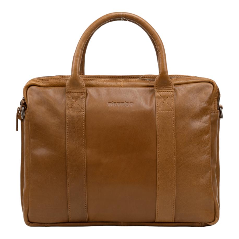 DSTRCT State Street Workingbag 15.6 cognac Bruin