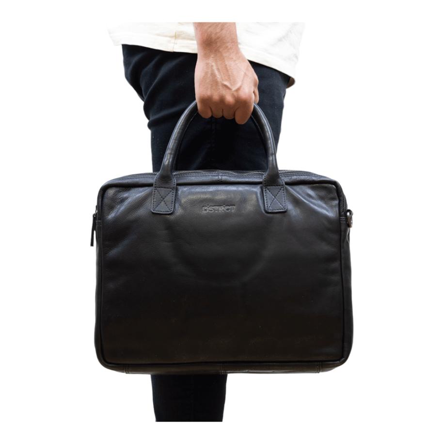 DSTRCT State Street Workingbag 15.6 black Zwart