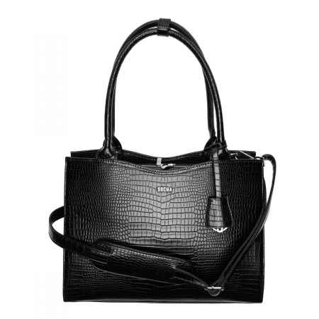 Socha Business bag Midi, 13.3 laptop bag for women -Croco Black