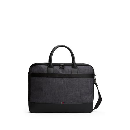 Tommy Hilfiger TOMMY HILFIGER Laptoptas donkergrijs / zwart