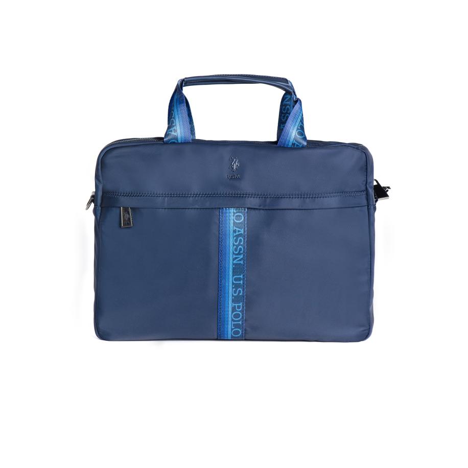 U.S. Polo Assn. U.S. POLO ASSN. Aktentas blauw / azuur -