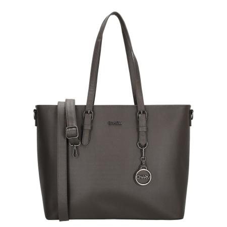 Charm London Birmingham Shopper grey