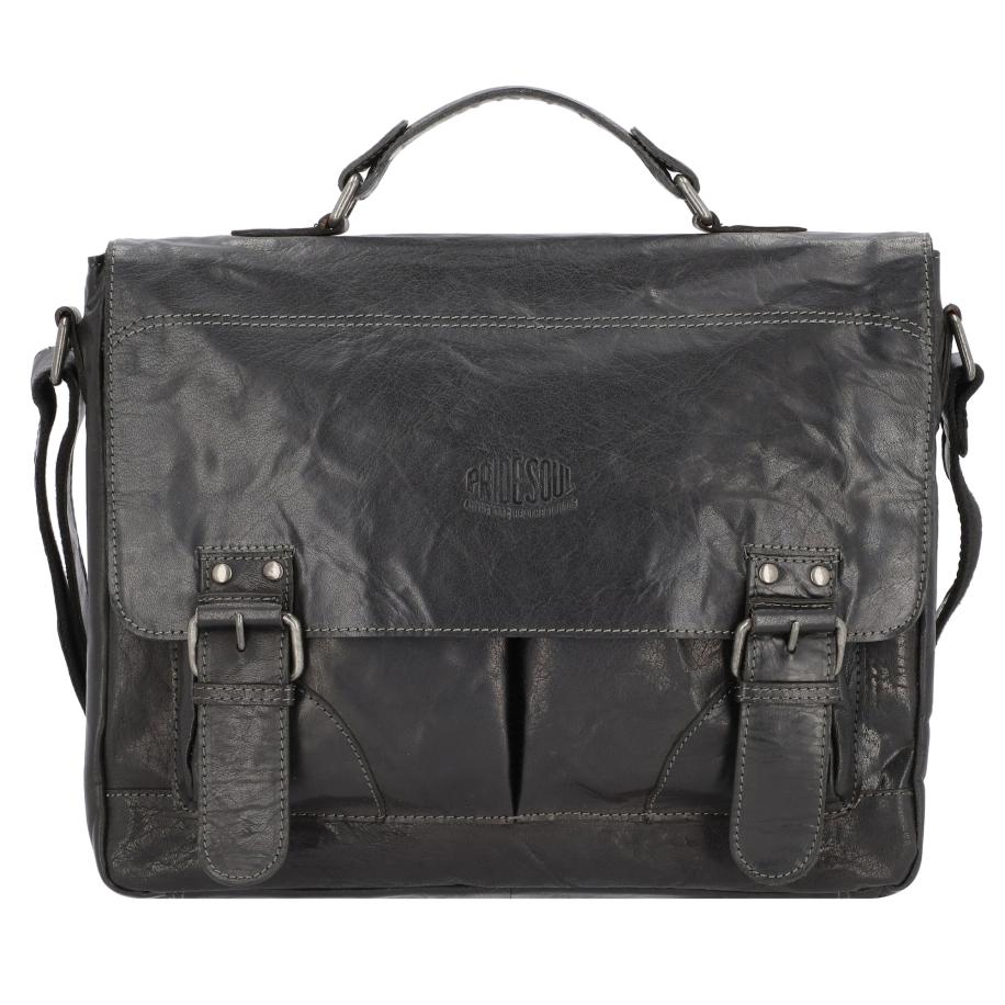 Pride and Soul Pride and Soul Aktentas Baggie zwart -