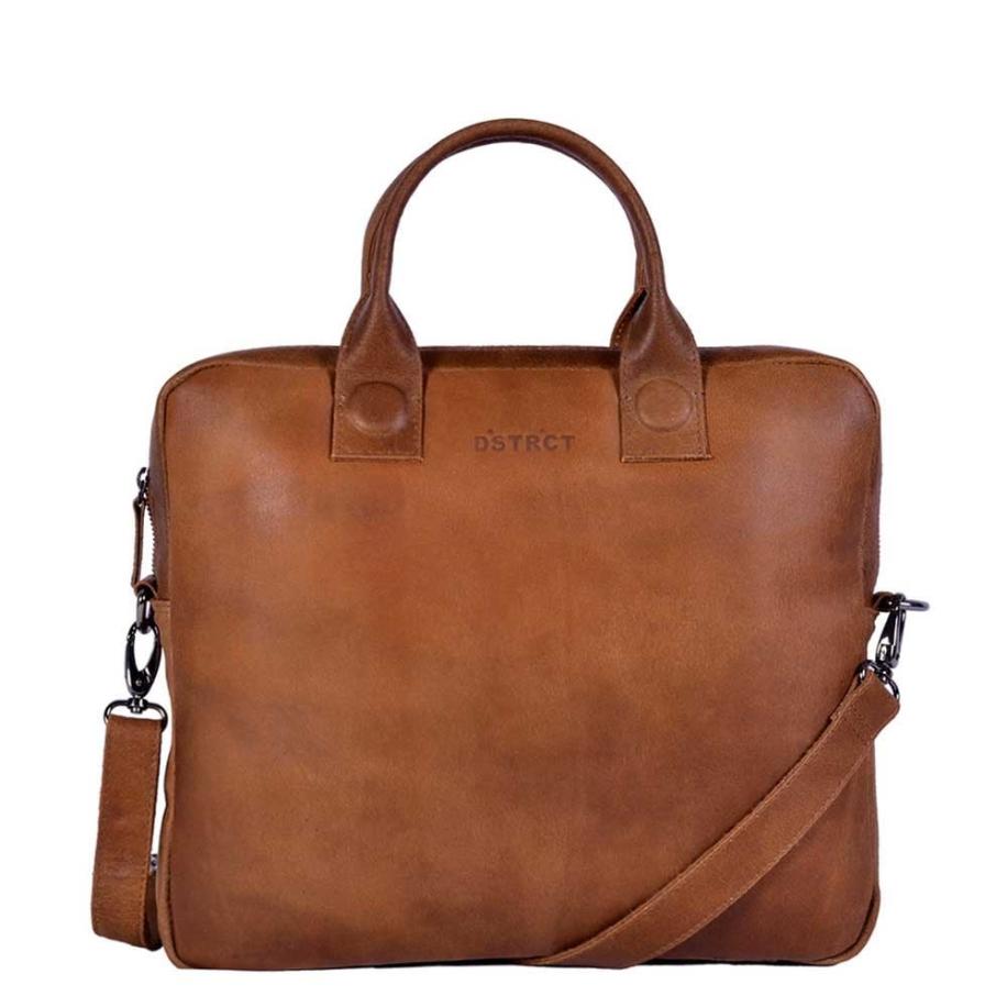 DSTRCT Fletcher Street Laptopbag 13 cognac Bruin