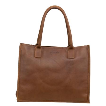 DSTRCT Preston Park A4 Working Bag Laptop Bag cognac