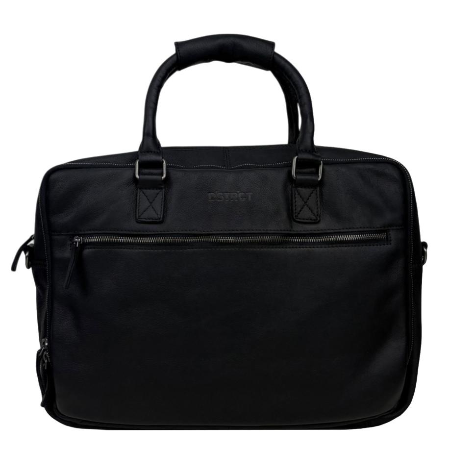DSTRCT Preston Park Laptop Workingbag 17 black Zwart
