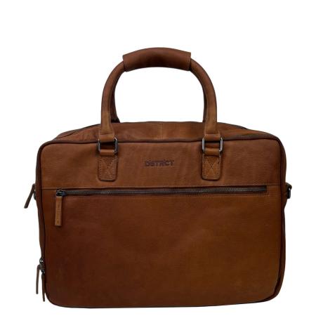 DSTRCT Preston Park Laptop Workingbag 17 cognac