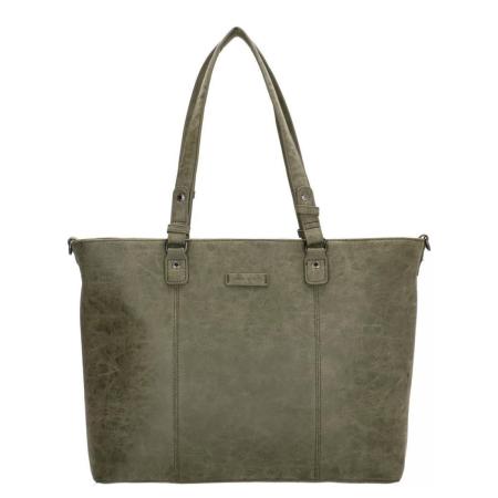 Enrico Benetti Kate 15'' Laptop Shoulderbag olijfgroen