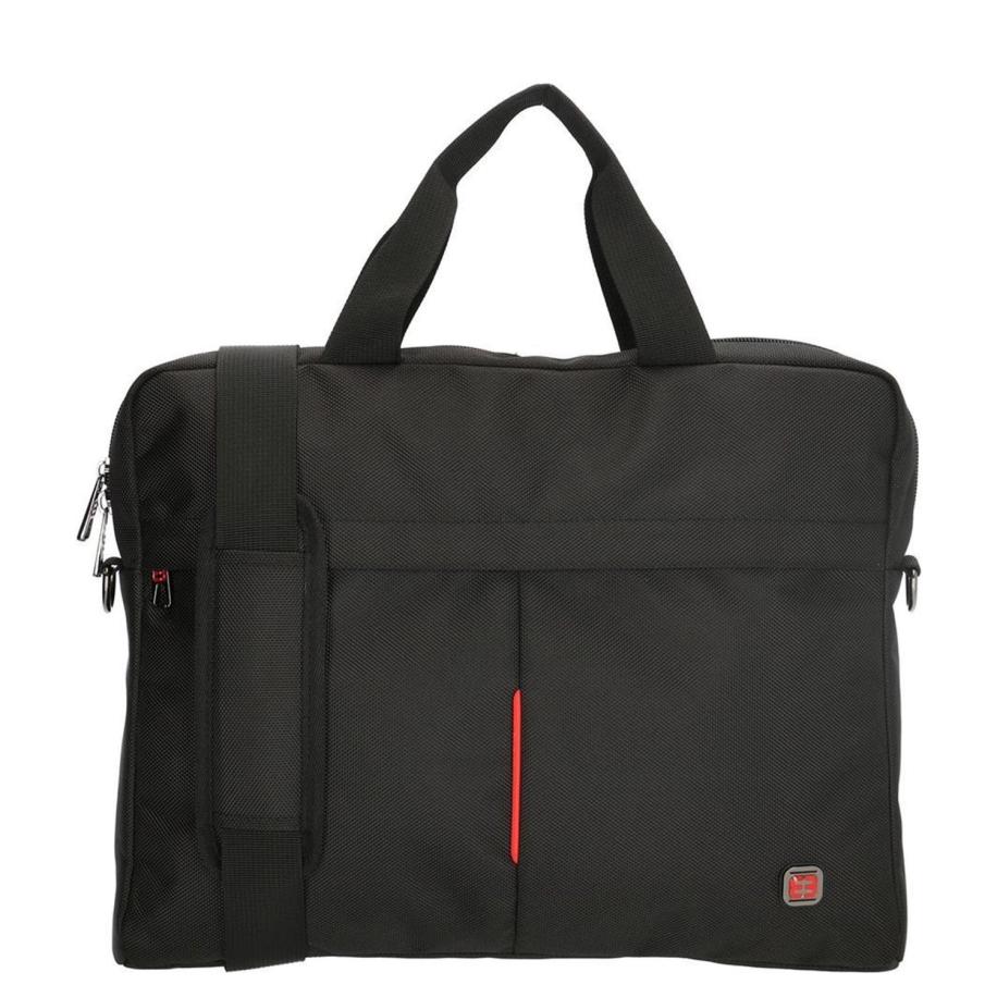 Enrico Benetti Cornell Laptop Bag 17,3&apos;&apos; zwart Zwart