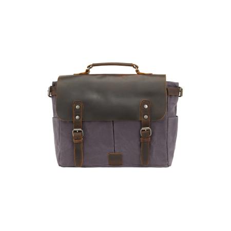 DreiMaster DreiMaster Vintage Schoudertas donkerbruin / donkergrijs