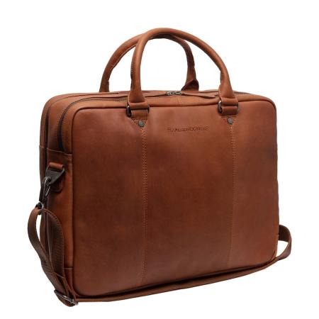 The Chesterfield Brand Boston Laptoptas cognac