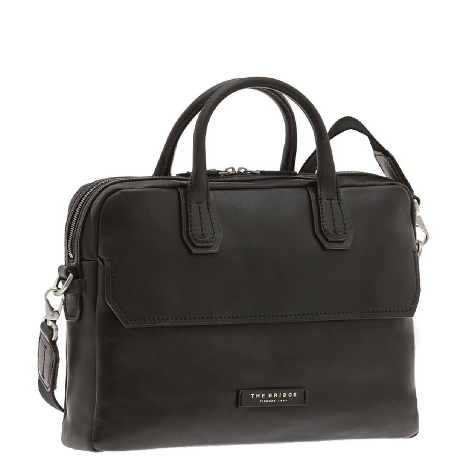 The Bridge Williamsburg Briefcase black Zwart