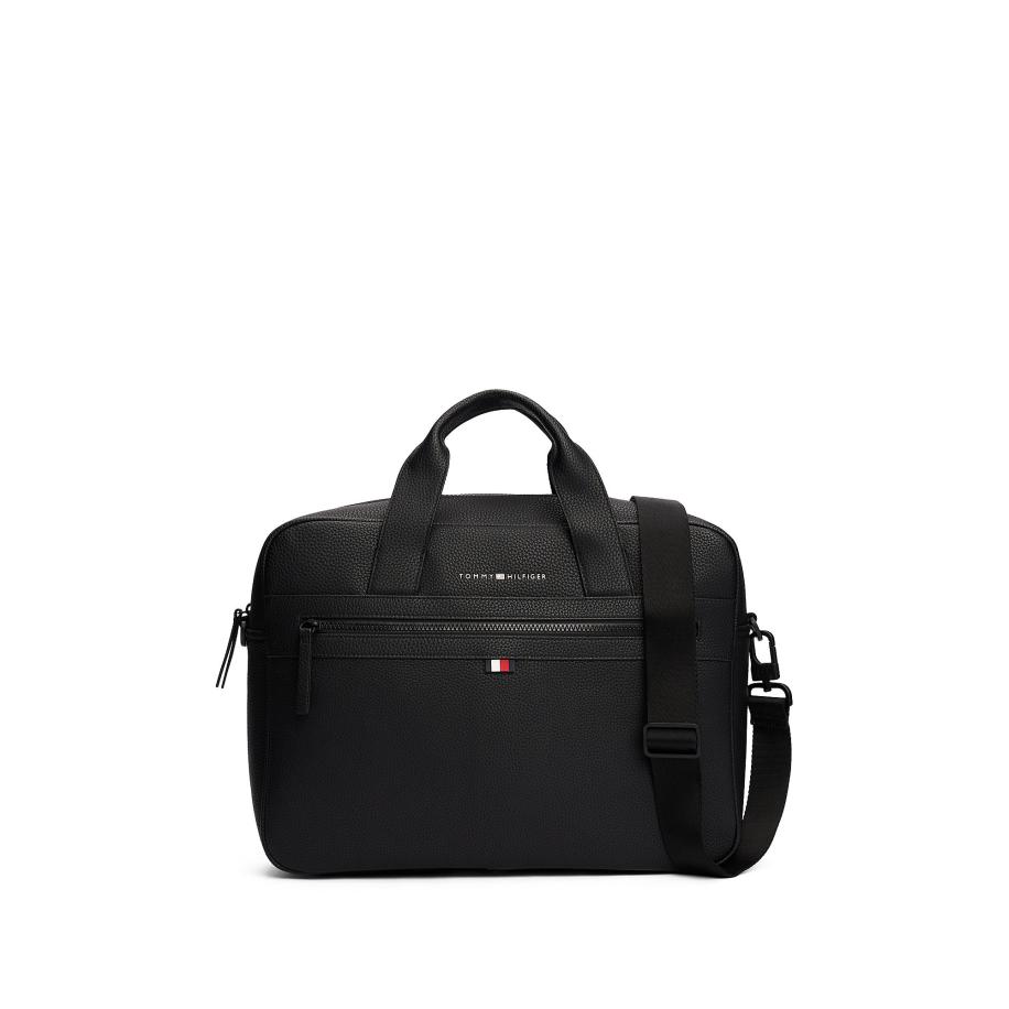 Tommy Hilfiger TOMMY HILFIGER Aktentas Essential donkerblauw / rood / zwart / wit -