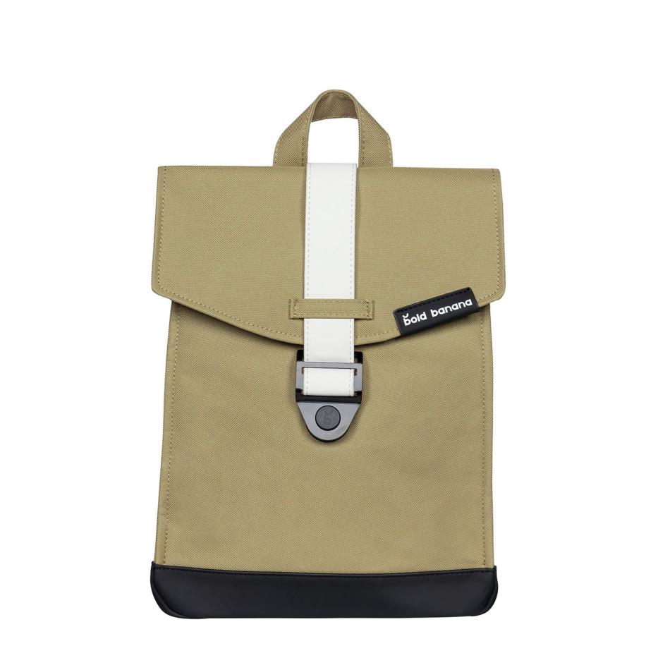 Bold Banana Envelope Mini Backpack olive ivory Groen