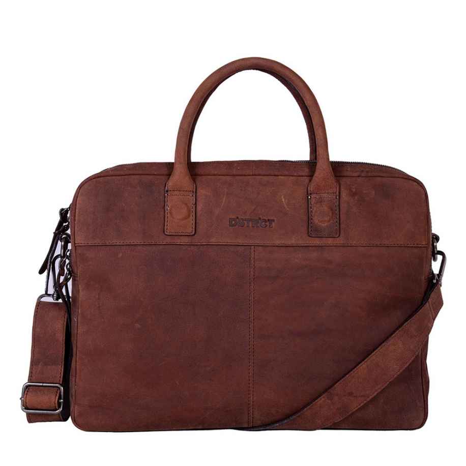 DSTRCT Wall Street Business Laptoptas 15.6&apos;&apos; Brown Bruin