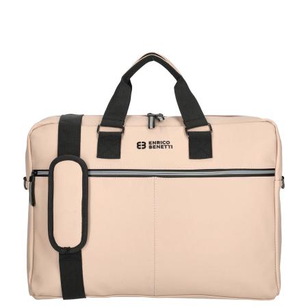 Enrico Benetti Bergen PU Laptop Shoulderbag 17 soft pink
