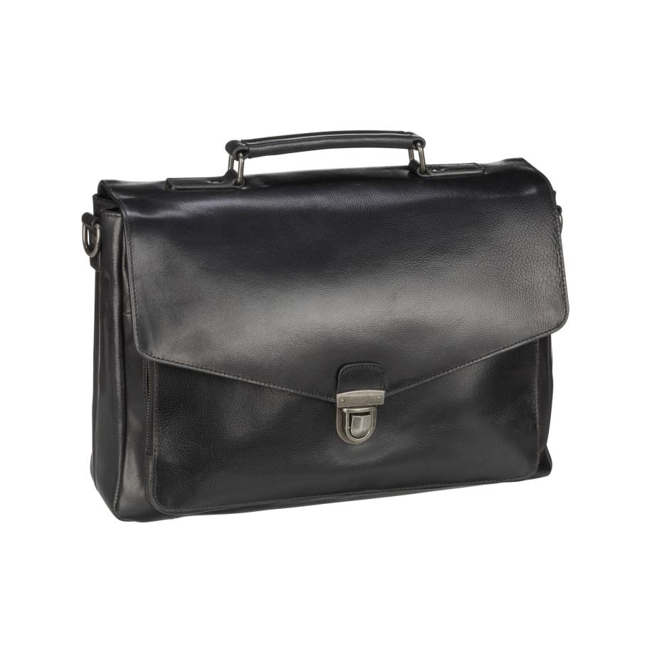 Leonhard Heyden LEONHARD HEYDEN Aktentas Roma zwart -