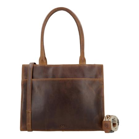 Hide & Stitches Next Navajo Laptopbag brown