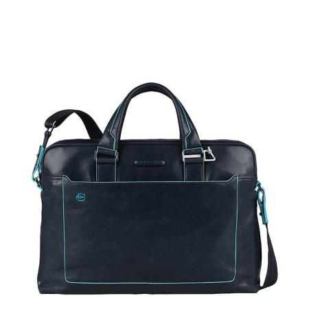 Piquadro Blue Square Computer Portfolio Briefcase 15'' night blue