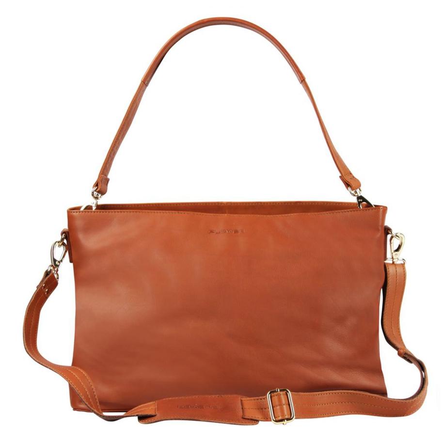 Plevier Millau Dames Laptoptas 15,6 cognac Bruin