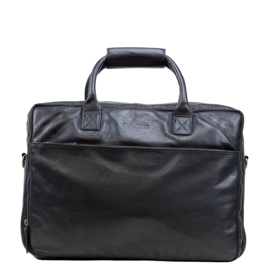 DSTRCT State Street Workingbag 17 black Zwart