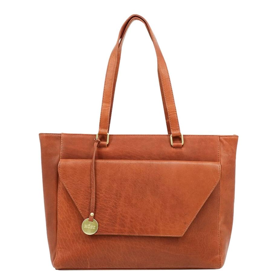 MOSZ Denise Workbag 15.6 plain cognac Bruin